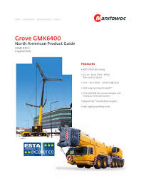 Grove Gmk6400 Manitowoc Cranes Pdf Catalogs Technical