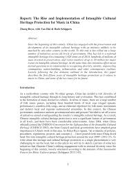 If album has songs, then we display our shanu music player. Pdf Report The Rise And Implementation Of Intangible Cultural Heritage Protection For Music In China