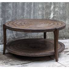 Strong Uttermost Strong Pias Coffee Table Industrial Style Coffee Table Round Wood Coffee Table Coffee Table