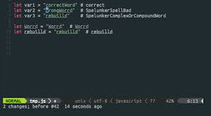 Remember that the snake case refers to the format style in which each space is replaced by an underscore (_) character and the first letter of each word written in lowercase. Github Kamykn Spelunker Vim Improved Vim Spelling Plugin With Camel Case Support