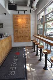 Name Clive Burger Location Calgary Canada Design Unknown Clive Burger Is Small Restaurant Design Coffee Shop Interior Design Coffee Shops Interior