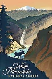 These places are best for art galleries in white mountains: Amazon Com White Mountain National Forest New Hampshire Lithograph 97713 9x12 Art Print Wall Decor Travel Poster Posters Prints