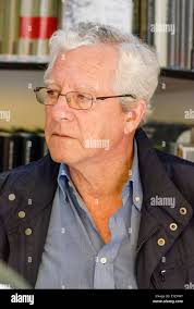 Portrait of Jorge Martinez Reverte, is a Spanish writer and journalist  Stock Photo