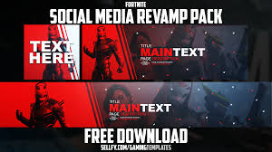 Make sure to leave an appreciation if you liked the designs! Fortnite Season 9 Social Media Revamp Pack 2 Youtube Banner Twitter Header Avatar Youtube Banners Youtube Banner Template Fortnite