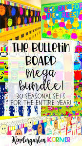 The Bulletin Board Mega Bundle 30 Amazing Displays For The Entire Year K 1 Math Activities Activities Teaching Numbers