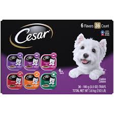 36 Pack Cesar Wet Dog Food Classic Loaf In Sauce Grilled