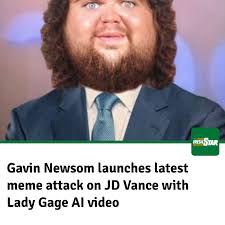 AI Gaga dragging JD Vance harder than any debate ever could. 🎤🤭