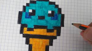 Aujourd'hui c'est le premier tuto de la chaine et pixel art d'un koala très facile ! Tuto Comment Dessiner Une Glace Kawaii En Pixel Art Youtube