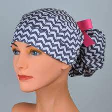 Pony Pattern Scrub Printable Hat Scrub Hat Patterns Ponytail Hat Pattern Scrub Hats