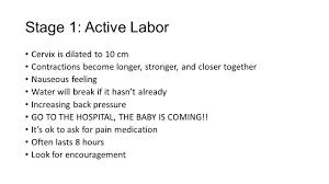 The First Stage Of Labor And How To Deal With It The
