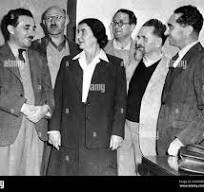 Some of the Jewish leaders released from the Latrun ...