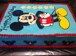 Bizcocho De Mickey Mouse Cuadrado Easy Mickey Mouse Cake Jpg 1024 768 Mickey Mouse Birthday Cake Baby Mickey Mouse Cake Birthday Sheet Cakes