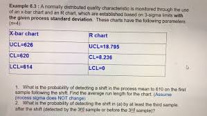 Solved Example 6 3 A Normally Distributed Quality Chara