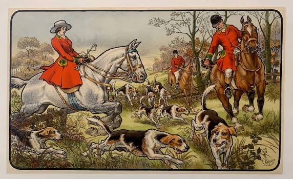 English Fox Hunting Dogs English Foxhound British Hunting Dog Breeds Hounds Traditional