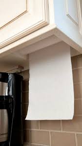 Under Cabinet Paper Towel Holder Great Idea Bungalow Kitchen In 2019 Kitchen Remodel Home Kitchens Kitchen Organization