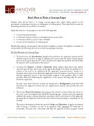It can be used in architecture and designs, engineering and infrastructure, and even in the business plan and marketing plan. How To Write A Concept Paper Example