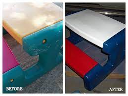 Diy Project Spray Paint Plastic Little Tikes Outdoor Toys