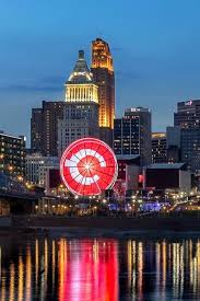 Skystar Wheel Skyline View From Nky Kentucky Travel New York City Vacation Cincinnati Skyline