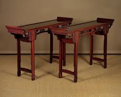 Pair Of Chinese Altar Tables C 1900 Antique Chinese Furniture Hall Table Table