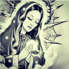 Most virgin mary tattoos are done in muted black and grey ink. Praying Virgin Mary Tattoo Design Sample