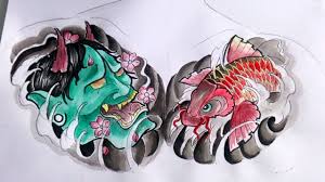They are fond of diving for fish and shells. How To Design Model Tattoo Yakuza Drawing Tattoo Youtube