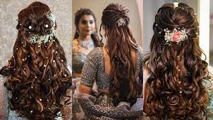 Luckily for you, we've compiled a list of the 60 best wedding hairstyles for a bride to choose from. 30 Flawless Open Hairstyles For Your Wedding Functions Shaadisaga