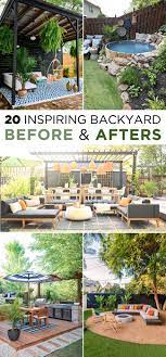 Before pictures of our yard included. 20 Inspiring Backyard Makeovers
