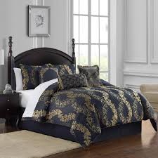 Dey are a match made in heaven. All Size 7pc Navy Blue Grey Ombre Woven Comforter Set And Decorative Pillows Comforters Bedding Sets Home Garden