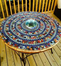 Bottle Cap Table Bottle Cap Table Bottle Cap Crafts Beer Cap Art