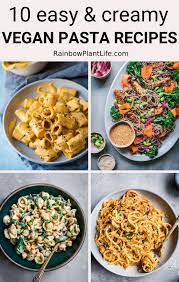 10 Creamy Vegan Pasta Recipes Rainbow Plant Life Recipe Vegan Pasta Recipes Pasta Recipes Vegan Pasta