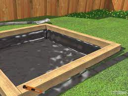 How To Build A Sandbox Build A Sandbox Kids Sandbox Play Area Backyard