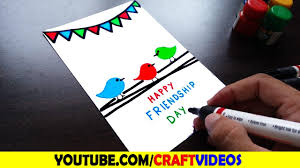 So, do not waste any more time and learn how to make card for friends. Friendship Cards Handmade Easy How To Make Friendship Card Easy Youtube
