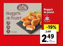Si quieres adquirir nuggets , entonces una buena idea es buscarlo en lidl, pues esta tienda es una hay gran variedad de modelos de nuggets en lidl en este momento. Offre Nuggets De Poulet Chez Lidl