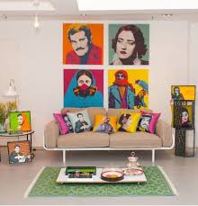 Arabic Pop Art Behind Sofa Love The Um Kalthoum One Pop Art Decor Pop Art Design Interior Design Art