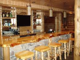 Custom Log Bar Log Homes Log Home Floor Plans Indoor Bar