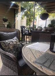 Hontop outdoor deep seat cushions 24×24 patio chair cushion set all weather replacement seating cushions for patio furniture wicker chair, classical lattice 4.8 out of 5 stars 14 $65.96 $ 65. Better Homes And Gardens Victoria Outdoor Dining Patio Set Cushioned Wicker 5 Piece Walmart Com Walmart Com