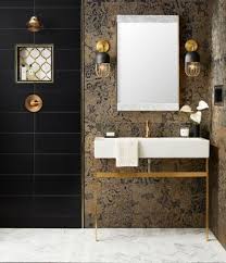 Black And Gold Bathroom Floor Tiles Hampton Carrara Polished Chevron Marble Mosaic Tile 21 99 Bathroom Trends Black And Gold Bathroom Wall And Floor Tiles