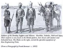 British Indian army - Bombay Sappers ...