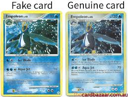 If you really can't tell what is fake and what is not, then this may help. How To Spot Fake Pokemon Cards
