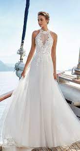 Jewel neckline wedding dresses are simple white gowns, but they have evolved in ways. Eddy K Dreams 2019 Wedding Dresses Wedding Inspirasi