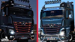 Maybe you would like to learn more about one of these? Ets2 1 40 Mods Lkw Tuning Mega Tuning Mercedes Actros Mp4 Addons Basteln Mit Maximus Youtube