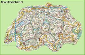 Swiss federal statistical office (web). Large Detailed Map Of Switzerland With Cities And Towns