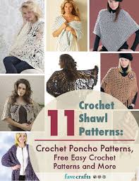 Ponchos are well known and lovable garments originated somewhere in the south americas. Poncho Crochet Patterns Easy Crochet Patterns