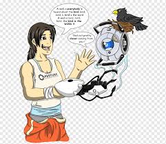 Александр петров, виктор добронравов, ирина старшенбаум и др. Portal 2 Chell Wheatley Regel 34 Kunst Karikatur Charakter Png Pngwing