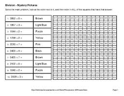 Unique multiplication coloring sheets 3rd grade free printable math elegant thanksgiving coloring pages pdf source. Thanksgiving 4 Digit By 1 Digit Division Color By Number Math Mystery Pictures