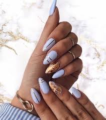 The best nail shape for you. Baby Blue Nails Images On Favim Com