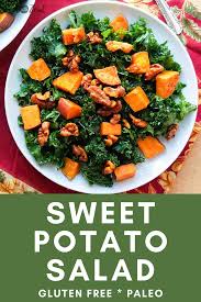 Sweet Potato And Kale Salad With Walnut Vinaigrette Recipe Fall Recipes Healthy Quick Dinner Recipes Healthy Easy Healthy Lunch Recipes