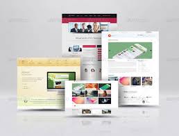 Multi Dimension Web Page Mock Up Perspective Web Web Mockup Mockup
