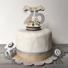 Check spelling or type a new query. Personalised 25th Wedding Anniversary Cake Topper By Just Toppers Notonthehighstreet Com