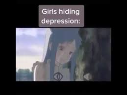 With tenor, maker of gif keyboard, add popular anime depressed animated gifs to your conversations. Is It True Girls Vs Boys Hiding Depression Anime Meme And Please Like And Subscribe Youtube